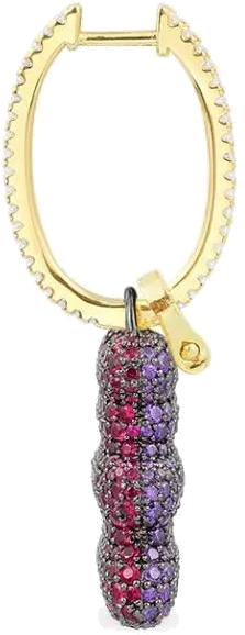 Boucle d'oreille individuelle Yummy Bear Baby Valentin — vue 2