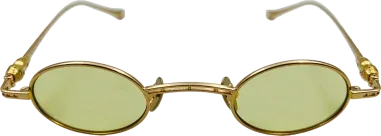 Lunettes de soleil rondes Chrome Hearts vintage en métal — vue 3
