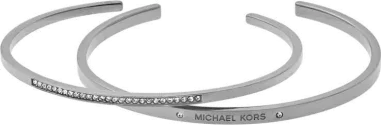 Bracelet jonc Michael Kors argenté - Duo élégant