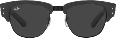 Lunettes de soleil Ray-Ban Mega Clubmaster grises — vue 2