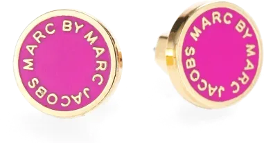 Boucles d'oreilles Disque Rose Marc by Marc Jacobs
