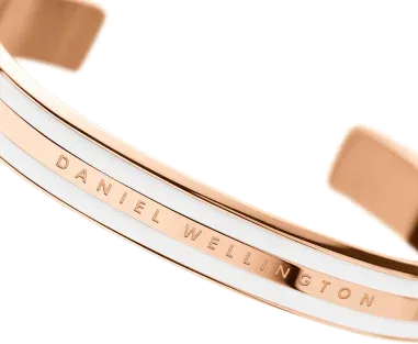 Bracelet Emalie Satin White Daniel Wellington — vue 3