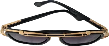 Lunettes de soleil DITA LXN-EVO Noires et Dorées — vue 3