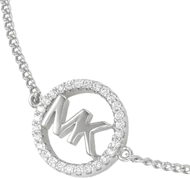 Bracelet Chaîne Michael Kors Premium Argent et Brillants — vue 2
