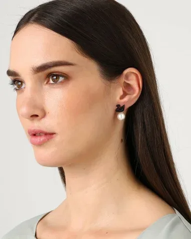 Boucles d'oreilles Swarovski Iconic Swan Lake — vue 2