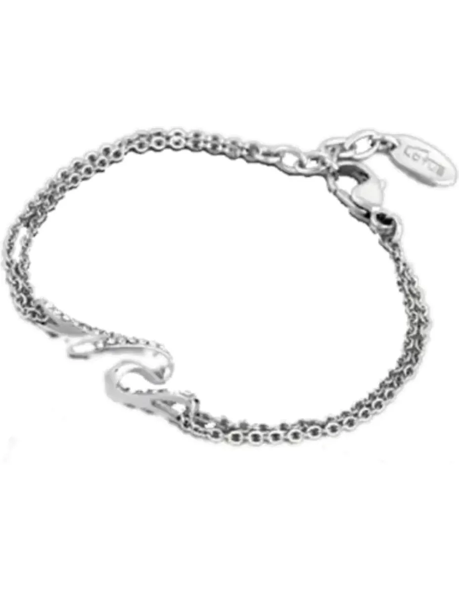 Bracelet Lotus Chaîne Argentée