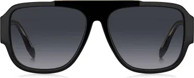 Lunettes de soleil Marc Jacobs 756-S en acétate noir — vue 2