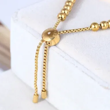 Bracelet Heritage Michael Kors en acier doré — vue 4