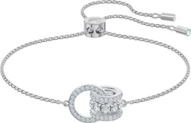 Bracelet Further Swarovski - Rhodium et Cristaux Blancs