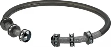Bracelet My Hero Swarovski - Rhodium noir et cristaux