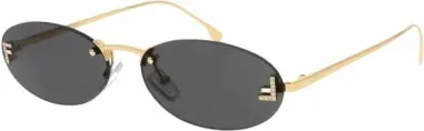 Lunettes de soleil First Fendi - Monture ovale métal