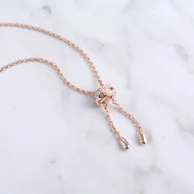 Collier APM Monaco Nacre et Cristaux - Ajustable — vue 4
