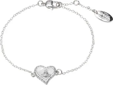Bracelet Petra Bas Relief Nacre Argenté