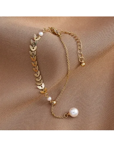 Bracelet Épis de Blé et Perles Victoria Bradley — vue 4