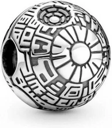 Charm Pandora Clip Argent Star Wars Étoile de la Mort