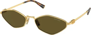 Lunettes de Soleil Miu Miu MU 56ZS Monture Dorée