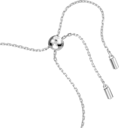 Bracelet Constella Pavé Blanc Rhodié — vue 3