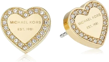 Boucles d'oreilles Michael Kors Heritage Cœur Doré