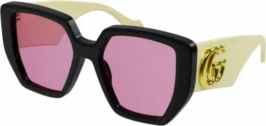 Lunettes de soleil Gucci Logo GG0956S Oversize — vue 8