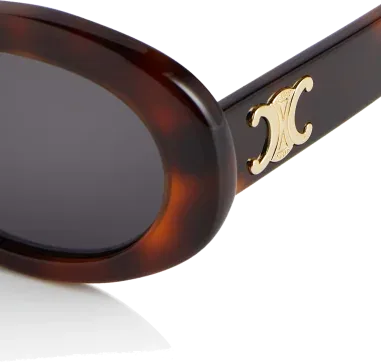 Lunettes de soleil Celine Triomphe 01 ovales — vue 9