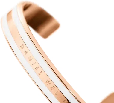 Bracelet Emalie Satin White Daniel Wellington — vue 2