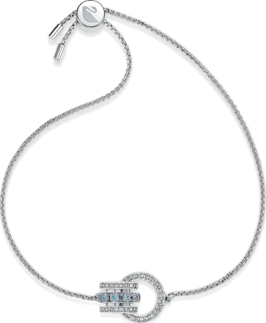 Bracelet Further - Cristaux Blancs et Bleus — vue 3