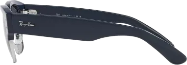 Lunettes de soleil Ray-Ban Mega Clubmaster bleues — vue 3