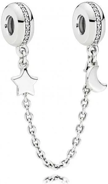 Charm Demi-Lune et Étoile Pandora Moments