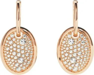 Boucles d'Oreilles Festival Ovales Chocolat APM Monaco