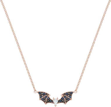 Collier Prosperity Swarovski - Double Pendentif Or Rose — vue 2