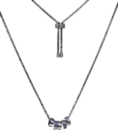 Collier APM Monaco Morse Code Smile