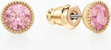 Boucles d'oreilles Idyllia Cristaux roses & doré
