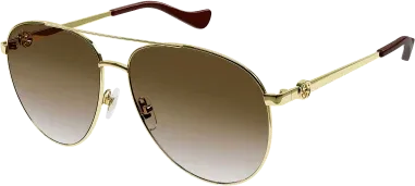 Lunettes de soleil Gucci GG1088S - Forme pilote — vue 4