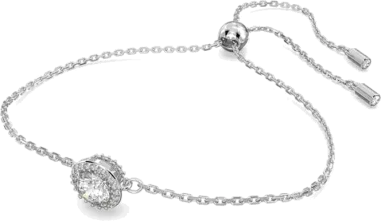 Bracelet Constella Pavé Blanc Rhodié — vue 2