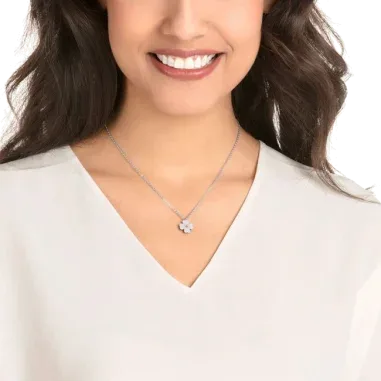 Collier Swarovski Latisha Flower - Pendentif Réversible — vue 4
