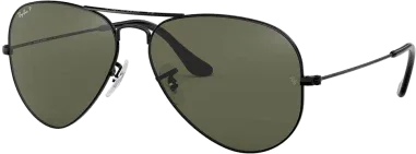 Aviator Large Metal Ray-Ban - Verres Polarisés Noirs
