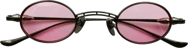 Lunettes de soleil rondes Chrome Hearts vintage en métal — vue 13