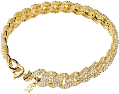 Bracelet à Maillons Statement Link Michael Kors - Argent et Or — vue 2