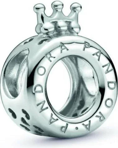 Charm Pandora Argent O Couronné Signature