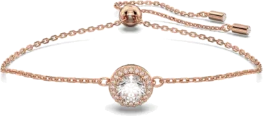 Bracelet Constella Swarovski - Cristaux blancs pavés or rose