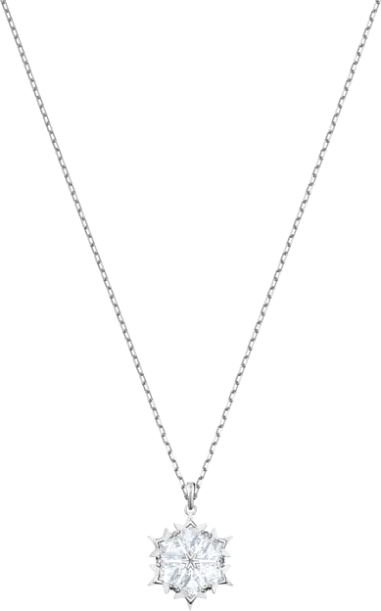 Pendentif Flocon de Neige Swarovski Rhodium