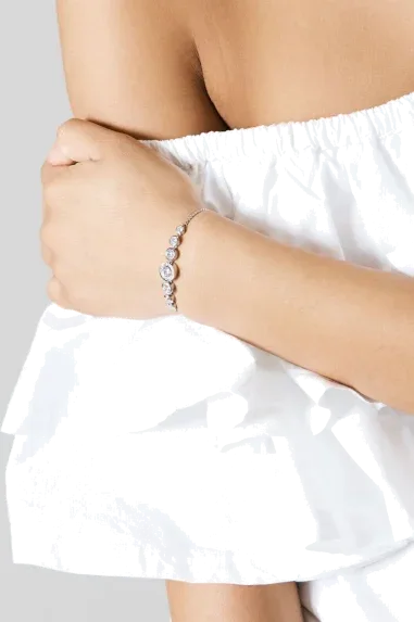 Bracelet Michael Kors Argent à Fermoir Coulissant — vue 4