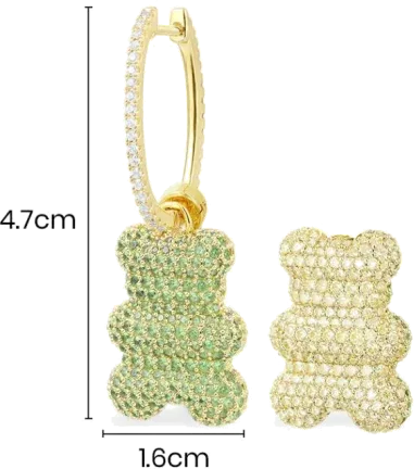 Boucle d'oreille Yummy Bear Clip Wonderland APM Monaco — vue 3