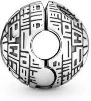 Charm Pandora Clip Argent Star Wars Étoile de la Mort — vue 2