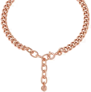 Bracelet Chaîne Logo Michael Kors Or Rose — vue 2