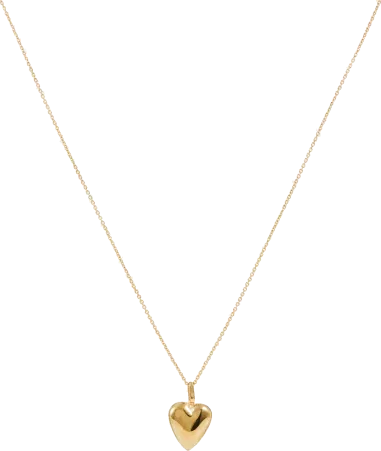 Collier Saint Laurent Cœur Doré