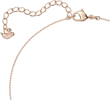 Collier Attract Solitaire Carré Rhodié - Swarovski — vue 9