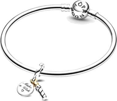 Charm Pandora Bougie d'Anniversaire Bicolore — vue 3