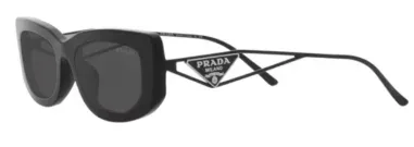 Lunettes de Soleil Prada PR 14YS Métalliques Noires — vue 4