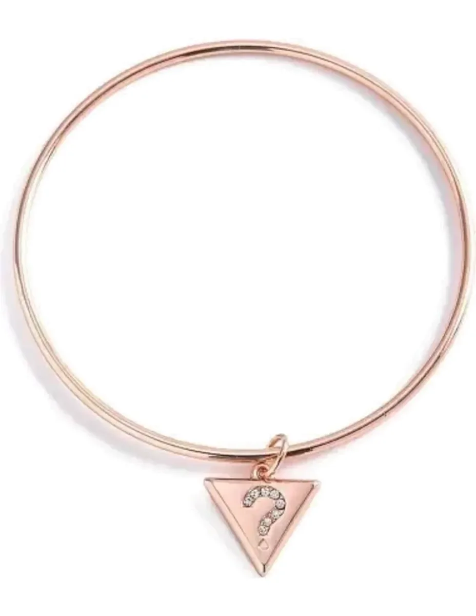 Bracelet Guess Charm Point d'Interrogation Or Rose